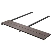 vidaXL Terrassendiele 15 x 400 cm braun