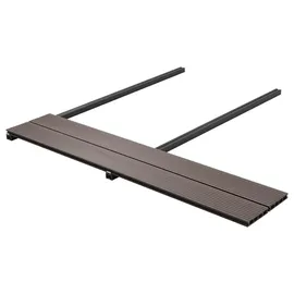 vidaXL Terrassendiele 15 x 400 cm braun