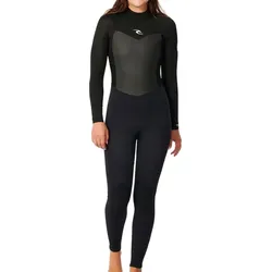 RIP CURL WOMENS OMEGA 4/3 CHEST ZIP Full Suit 2025 black - 6