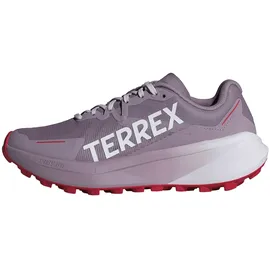 adidas Terrex Agravic 3 Trail Running Shoes preloved fig/ftwr white/pure ruby (AF4M) 5
