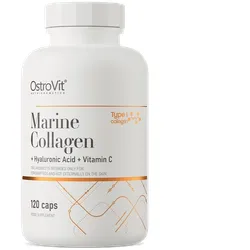 Marine Kollagen mit Hyaluronsäure und Vitamin C (120 Kapseln)