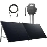 Anker SOLIX Balkonkraftwerk 2× RS40B Panel 410W, Mikro-Wechselrichter 600W/800W, Balkonhalterungen