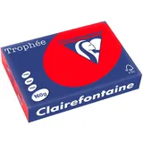 Clairefontaine Kopierpapier 1004C A4 160g korallenrot 250Bl.