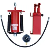 Carmax Werkstattpresse Satz 50T Hydraulikpumpe Doppelantrieb Hydraulikzylinder Manometer