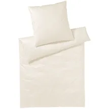 ELEGANTE Hamburger Streifen natur  200 x 220 cm + 2 x 80 x 80 cm	