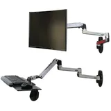 Ergotron LX Extension Verlängerungsarm für LX Monitorarm 23 cm Aluminium