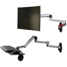 Ergotron LX Extension Verlängerungsarm für LX Monitorarm 23 cm Aluminium