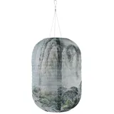 10Zoll japanische Laterne LED, Solar Gartenleuchten,Solarlampen für außen ,Solar Lampions wetterfest, Party Solarlaterne,Outdoor Garten Restaurant hängende Beleuchtung,IP65 wasserdicht (S)