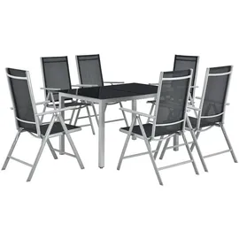 Juskys Milano Set 7-tlg. silbergrau