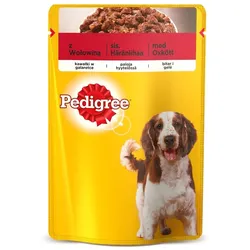 PEDIGREE Adult Geleestücke mit Rindfleisch und Leber 100g