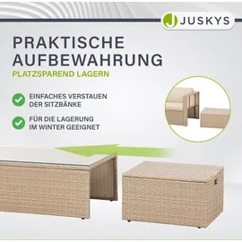 Juskys Salou Loungeset creme