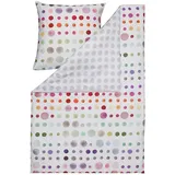 Estella Bettwäsche Spot 4709 958 Bunt Punkte Tupfen Mako-Satin 155x220 cm + 80x80 cm