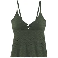 LASCANA Tankini-Top Damen oliv Gr.38 Cup A/B