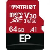 Patriot EP Series - Flash-Speicherkarte (microSDXC-an-SD-Adapter inbegriffen)