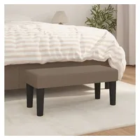 VidaXL Sitzbank Taupe 70x30x30 cm Stoff