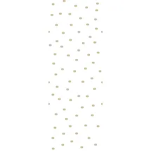 Queence Vinyltapete Eno 90x300 cm 90 g gold