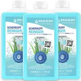 Maxxi Clean | 3x 750 ml Nachfüllflüssigkeit Scherkopfreiniger für Reinigungskartusche | Rasierer Reinigungsflüssigkeit kompatibel mit Braun Reinigungsstation | Reinigungsspray mit Aloe Vera Duft