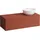 Laufen ILBAGNOALESSI Schubladenelement, Ausschnitt rechts, 120x50x37cm, zu WT-Schale H81897 5, H4303130972691, Farbe: Terracotta