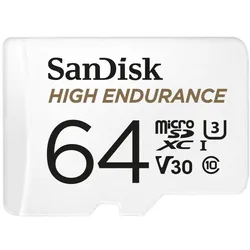 SANDISK Micro SDXC-Card 64GB High Endurance (100MB/s) (Class 10)