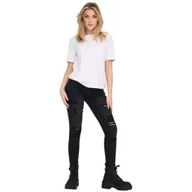 Only T-Shirt 1er Pack in Weiß S