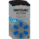 18 x Rayovac Extra Advanced Hörgerätebatterien 675 675AUN-6XEMF 3 Blister