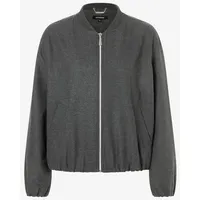More & More MORE&MORE Steppjacke Flanell Blouson grau 34