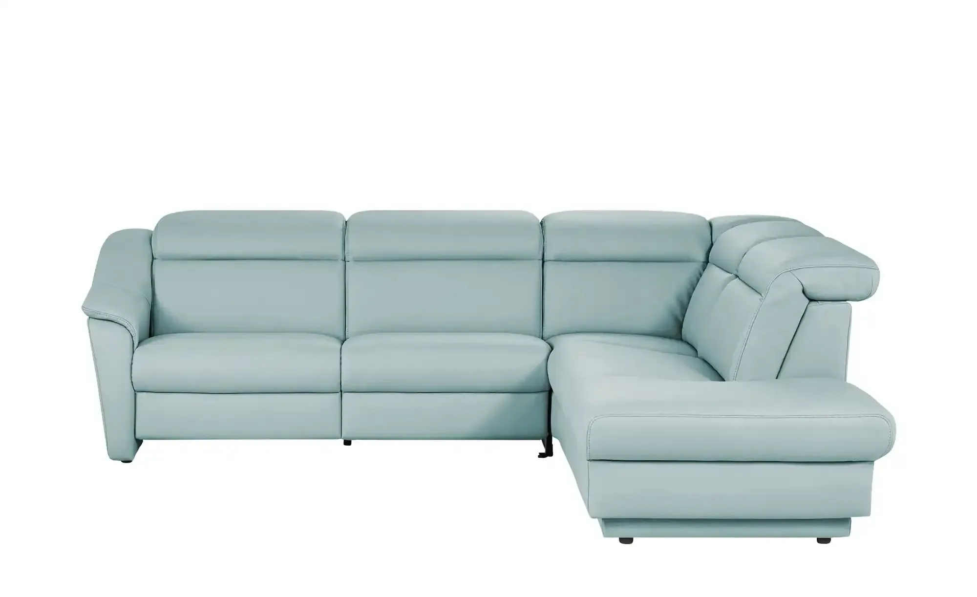 himolla Ecksofa Leder  9707 , blau , Maße (cm): B: 275 H: 84 T: 245