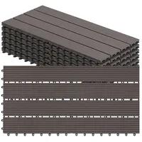 Woltu Terrassendiele 30 x 60 cm braun