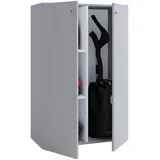 VCM Lona Putzschrank 70 x 105 x 39 cm Grau