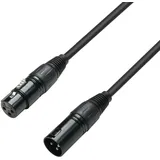 Adam Hall DMX Verbindungskabel 1x XLR-Stecker / 1x XLR-Buchse 1,5m (KDMX150)
