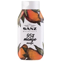 Mango Püree Sanz für Cocktails. 95% Mango-Anteil. Alkoholfrei, ohne Farbstoff.
