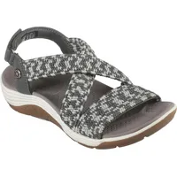Skechers Damen Martha Stewart Reggae Cup-Coastal Trail Flache Sandalen, Oliv/Blatt für mich (Leaf It to Me), 39 EU - 39 EU