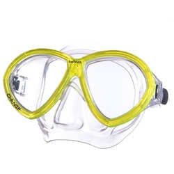 Salvas Schwimmbrille Tauch Maske Change Sr Schnorchel Schwimm Brille, Anti Beschlag Erwachsene gelb