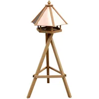 Dobar Vogelhaus mit Kupferdach 53,5 x 53,5 x 40