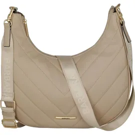 Travelite Barbara Cozy Hobo Schultertasche Kunstleder Beige