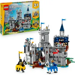 LEGO® Konstruktionsspielsteine »Ritterburg im Mittelalter (31168), LEGO LEGO Creator«, (1371 St.), Made in Europe LEGO® bunt
