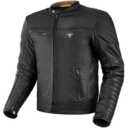 SHIMA Winchester 2.0 Motorrad Lederjacke, schwarz, Größe S für Männer