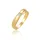 Elli DIAMONDS Ring 585 Gelbgold Ehering, Verlobungsring Diamant Weiß Brillantschliff (0.03 ct) Gel - Gr. 52