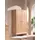 Vipack Kleiderschrank Forrest 100 x 190 x 55 cm Eiche massiv natur geölt beige