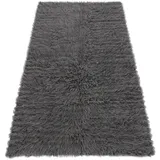 RugsX Flokati Plaid 160 x 230 cm Grau