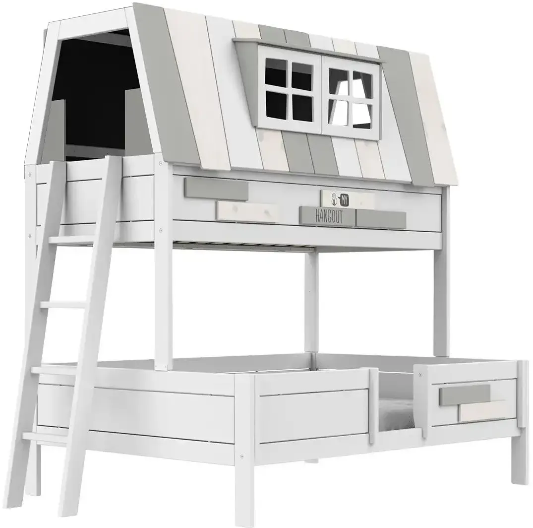 Lifetime Etagenbett 90/140cm   ¦ weiß ¦ Maße (cm): B: 248 H: 227 T: 152.0