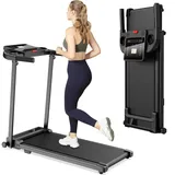 Laufband für Zuhause Walking Pad - Klappbar Laufbänder Elektrisches Laufbänder Schreibtisch Foldable Treadmill for Home Büro Laufpad Leise Klein 10Km/h Tretmühle Klappbares Kleines