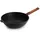 WOLL Eco Logic QXR Gusswok 28cm mit abnehmbarem Holzgriff (11028WLCI-Q)