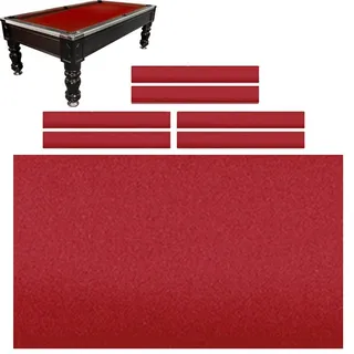 Ppmter Billiard Stoff Professioneller Billardtisch Filzpool Tischdecke Passt Zu Standard 9 -fuß -Tisch, Snooker Sport Game Tischtuch Stoffstreifen