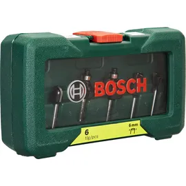 Bosch Fräser Set 6tlg. Ø-Schaft 6 mm