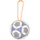 Moses Moses. Unisex Jugend Bunter Glimmis Reflektor Beidseitig reflektierender Sicherheitsanhänger im Fußball Design, Normal, Bunt