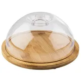 APS Bambus-Tablett mit Haube Ø 20,5 cm