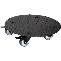 Wagner Pflanzenroller Alaska Black Ø 30 x 7,5 cm