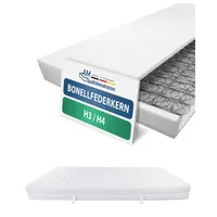 Bonellfederkernmatratze 140x200 cm - Federkernmatratze H3 / H4 - Federkern