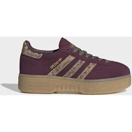adidas Handball Spezial Bold Damen Weite E Maroon/Magic Beige/Olive Strata 40